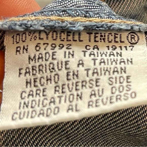 So Blue 100% Lyocell Tencel Blue Jeans Hi Rise Buttery Soft Size 14 - Picture 7 of 11